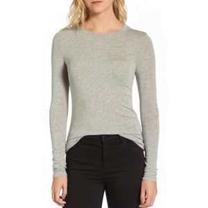 Nordstrom Trouve Grey layering tee. SO SOFT